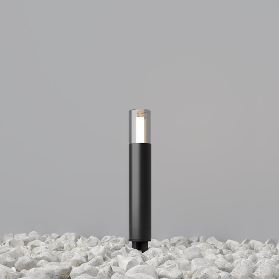 Maytoni Stâlp de grădină negru Glide  Ø4cm, H 46cm