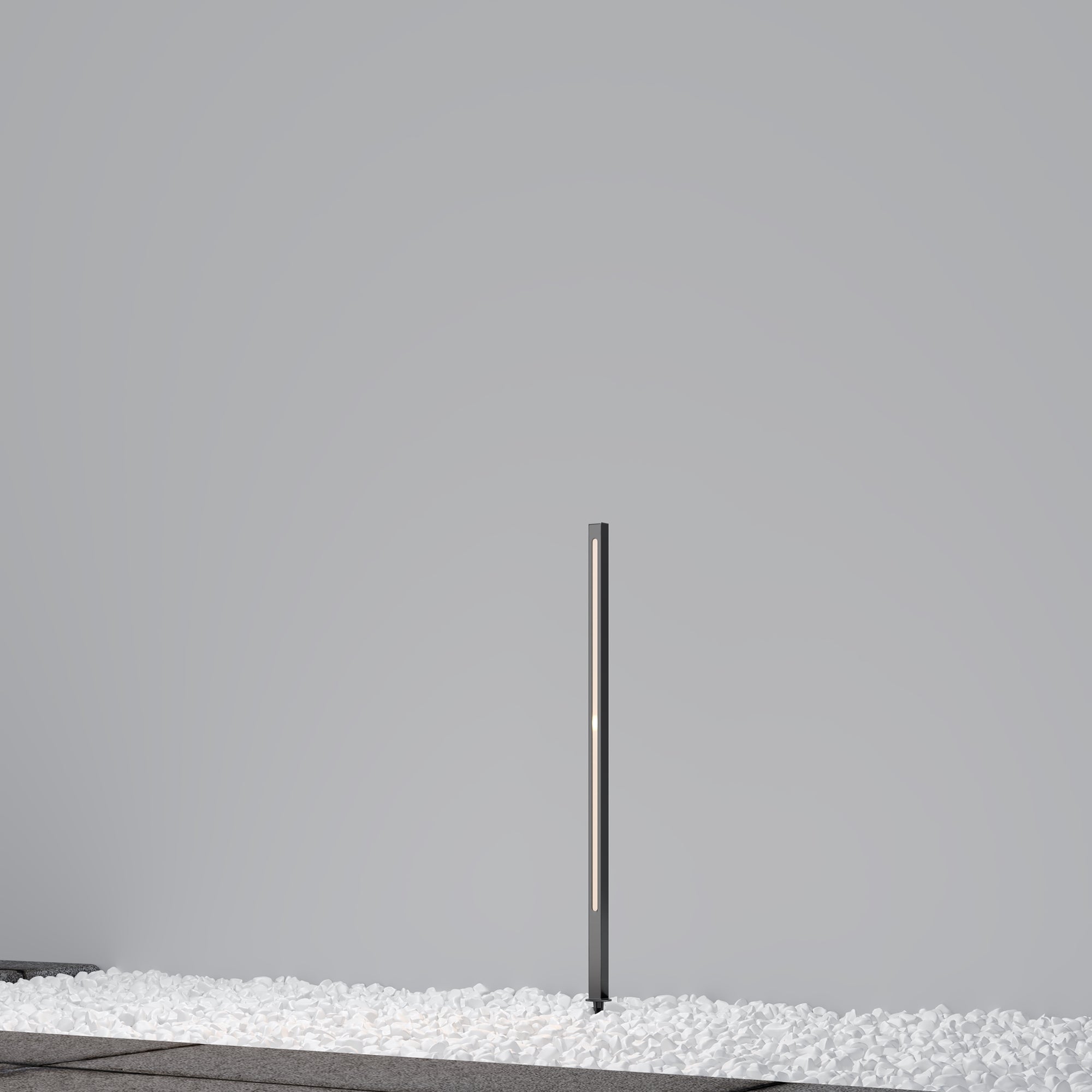 Maytoni Stâlp de grădină negru Pole 80Hx2,5 cm