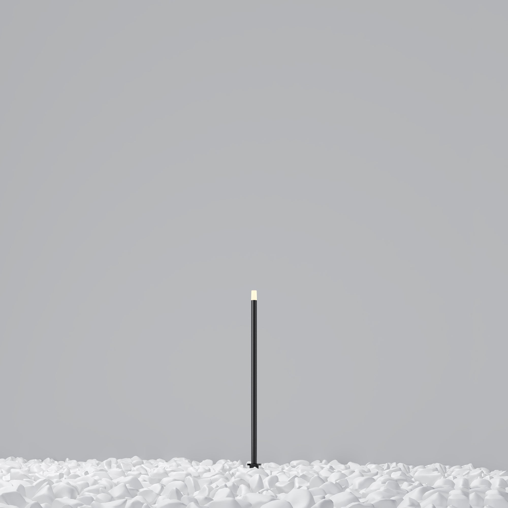 Maytoni Stâlp de grădină negru Spear Ø1cm, H30cm