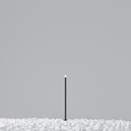 Maytoni Stâlp de grădină negru Spear Ø1cm, H30cm