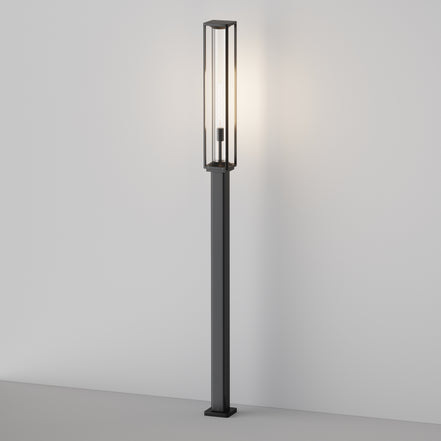 Maytoni Stâlp de grădină negru Cell 220Hx14,5 cm