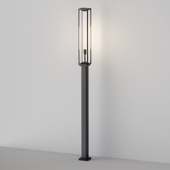 Maytoni Stâlp de grădină negru Cell 220Hx14,5 cm