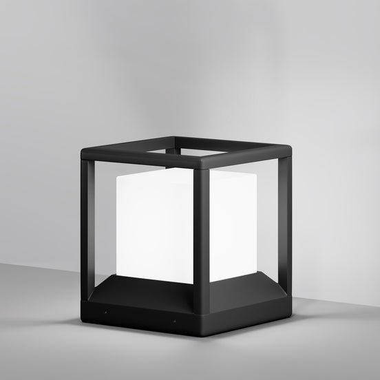 Maytoni Stâlp de grădină negru Trim 25,5Hx22,7 cm