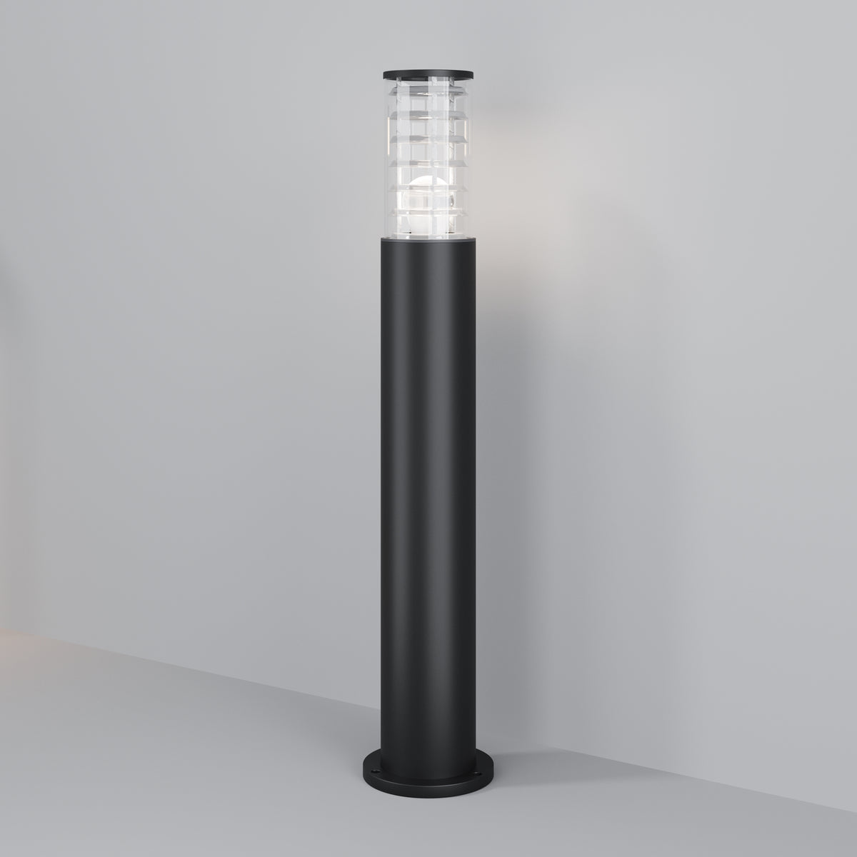 Maytoni Stâlp de grădină negru Bronx Ø15,5cm, H79,6cm