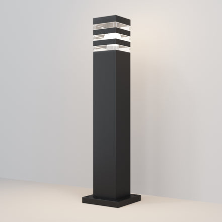 Maytoni Stâlp de grădină gri Unter den Linden 61Hx14 cm