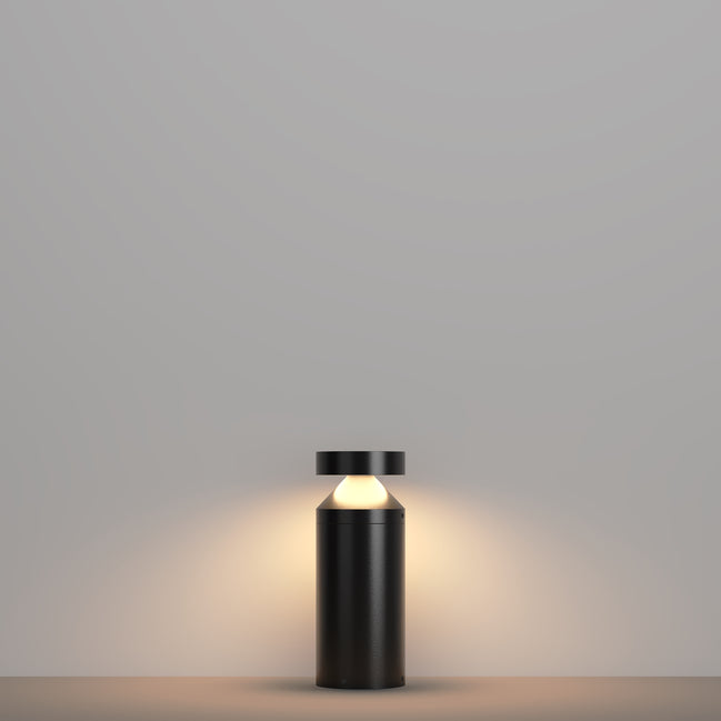 Maytoni Stâlp de grădină negru Olten Ø12cm, H 30cm