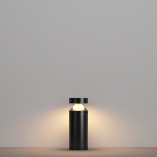 Maytoni Stâlp de grădină negru Olten Ø12cm, H 30cm