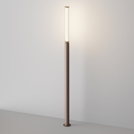 Maytoni Stâlp de grădină maro Lit  Ø7,5cm, H 198,6cm