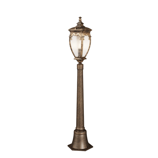 Maytoni Stâlp de grădină negru/auriu Fleur  Ø15cm, H 113cm