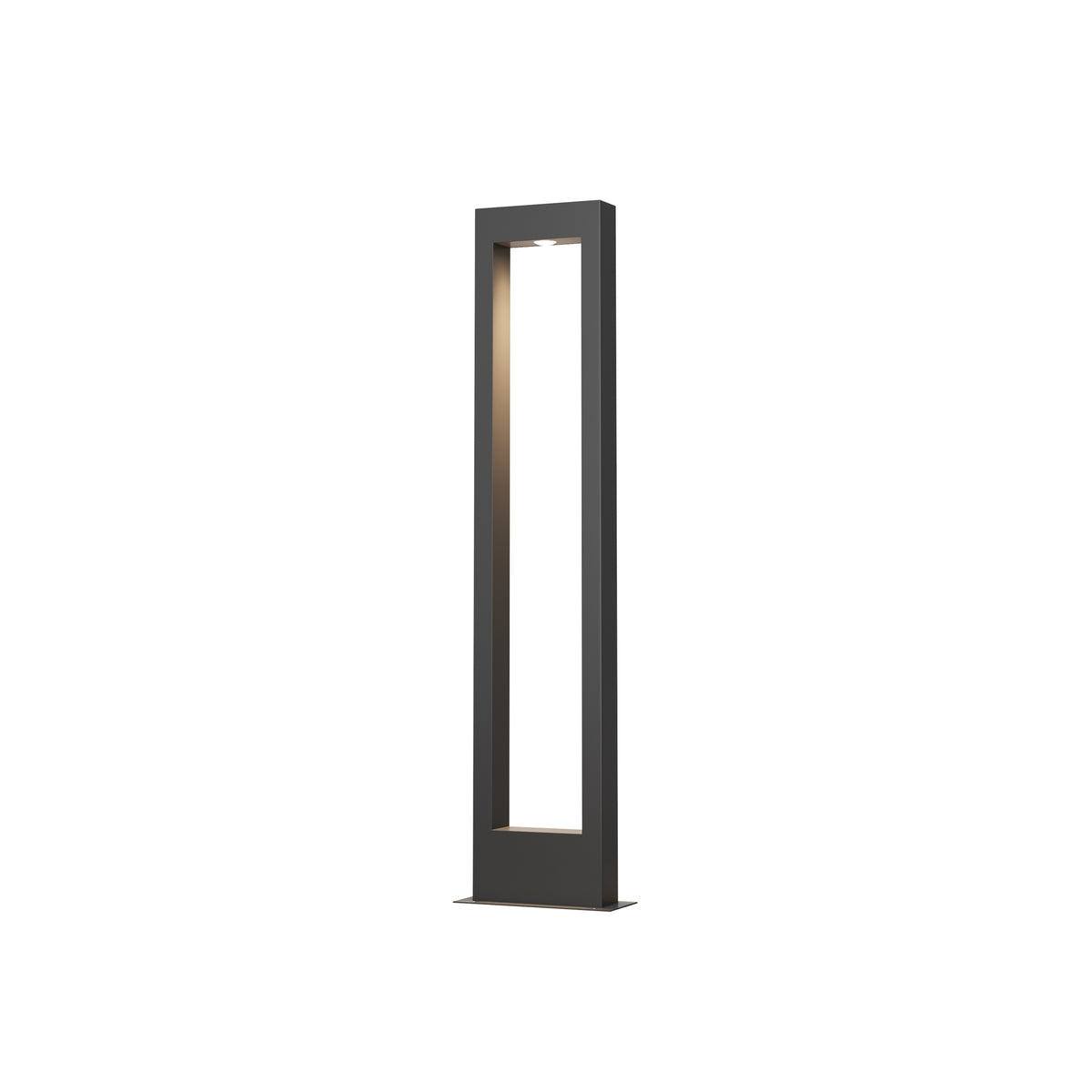 Maytoni Stâlp de grădină negru Bonn 100Hx20 cm