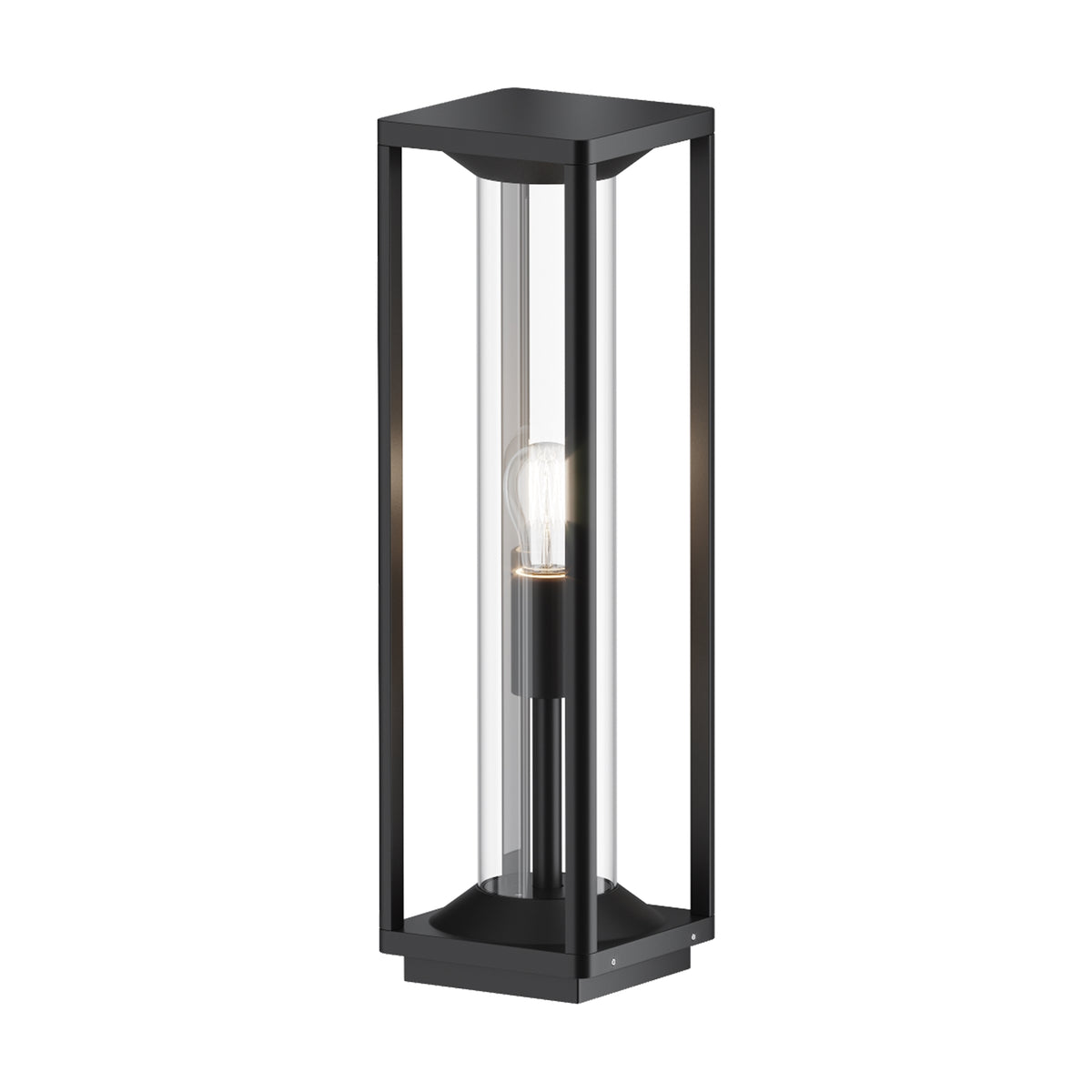 Maytoni Stâlp de grădină negru Cell 50Hx14,5 cm
