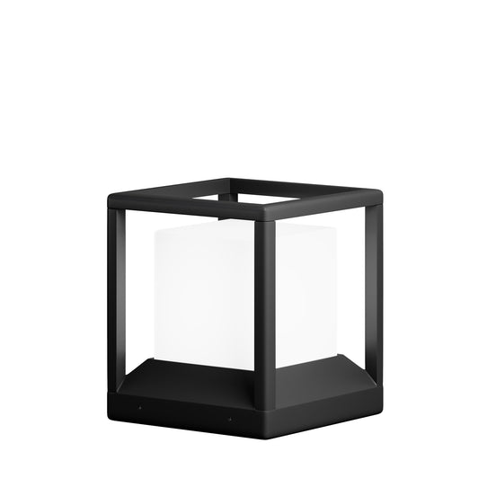 Maytoni Stâlp de grădină negru Trim 25,5Hx22,7 cm