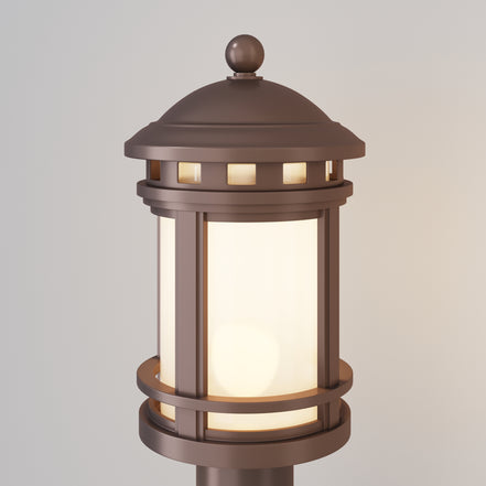 Maytoni Stâlp de grădină maro Salamanca 105Hx22,5x17,7Ø cm
