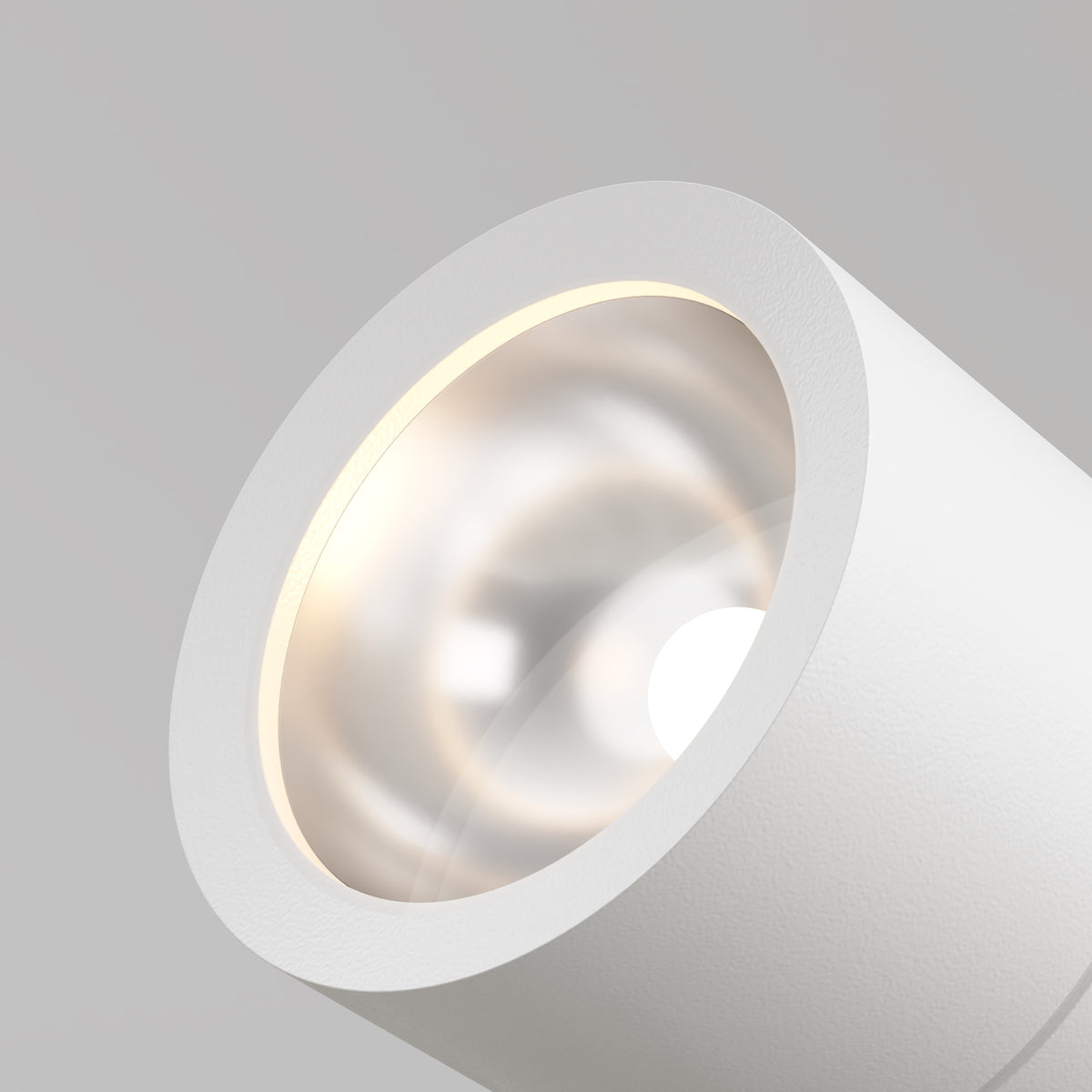 Maytoni spot exterior alb Bern Ø10,8cm, L 16,8cm