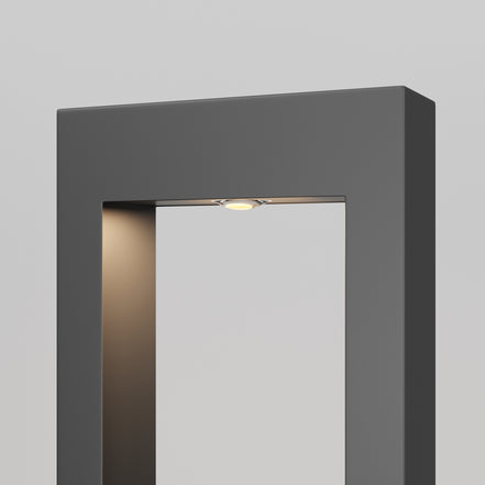 Maytoni Stâlp de grădină negru Bonn 150Hx20 cm