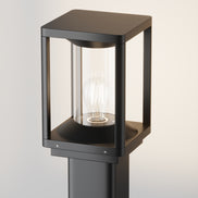 Maytoni Stâlp de grădină negru Cell 75Hx14,5 cm