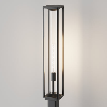 Maytoni Stâlp de grădină negru Cell 220Hx14,5 cm