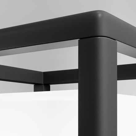 Maytoni Stâlp de grădină negru Trim 25,5Hx22,7 cm