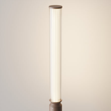 Maytoni Stâlp de grădină maro Lit  Ø7,5cm, H 198,6cm
