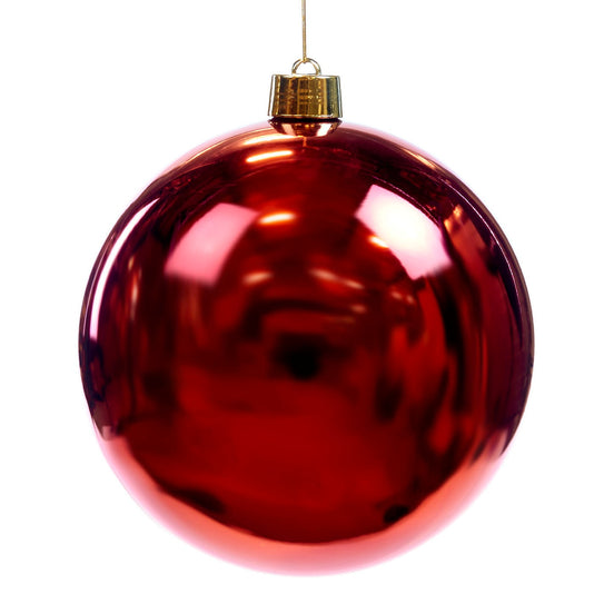 Glob lucios, roșu, 30cm