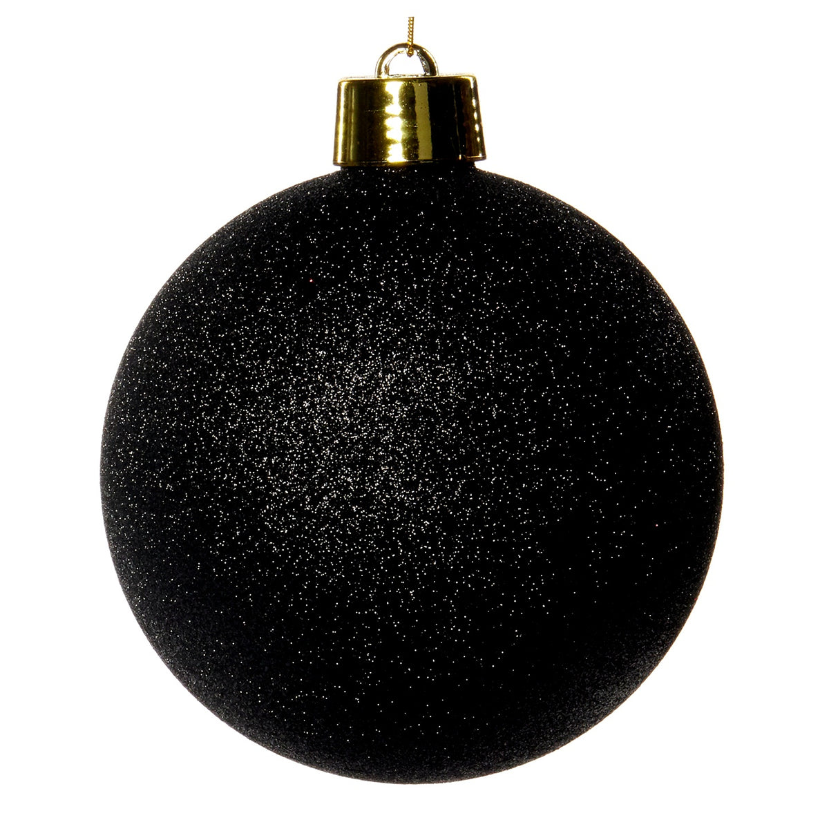 Glob cu sclipici negru 20cm
