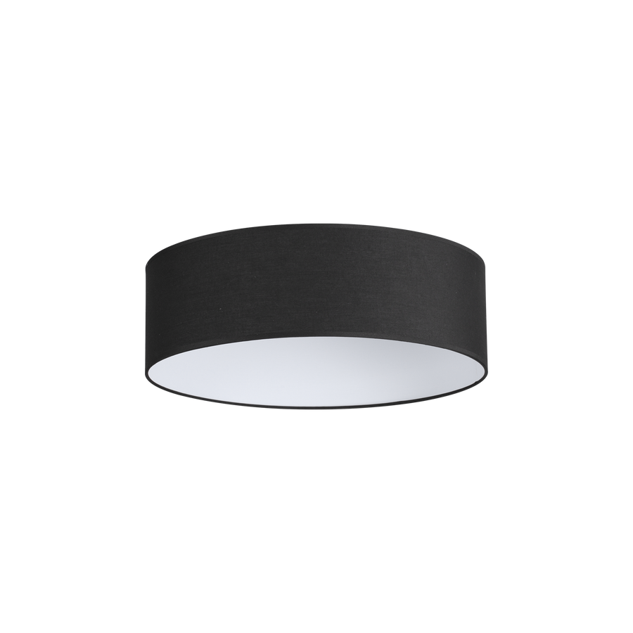 Abajur cilindric Set Up D45 H14, negru