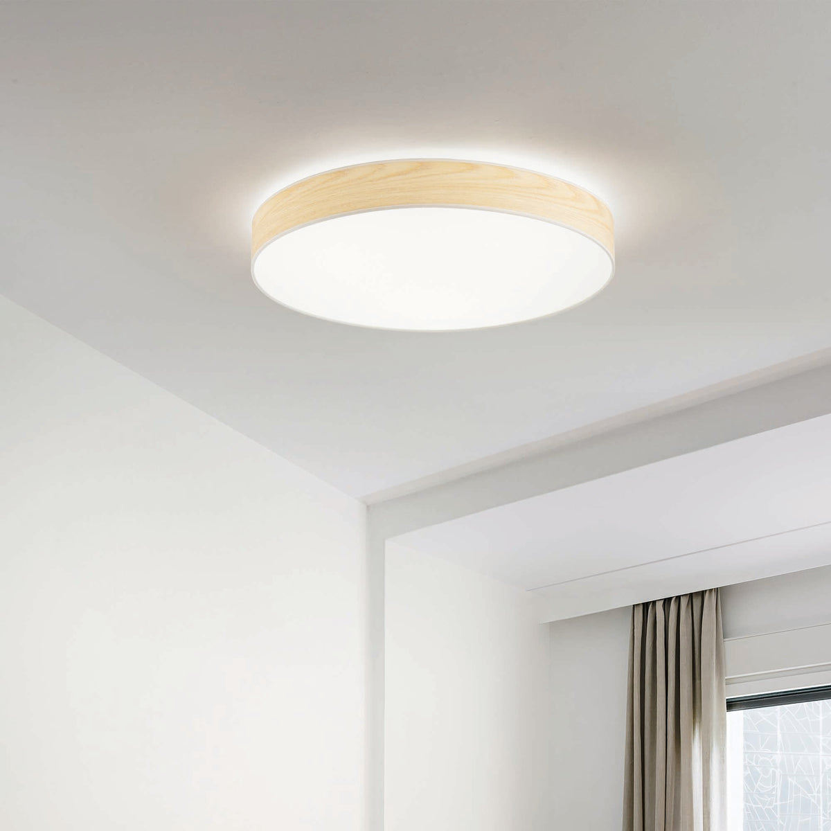 Abajur cilindric Set Up D90 H09, taupe – ambient