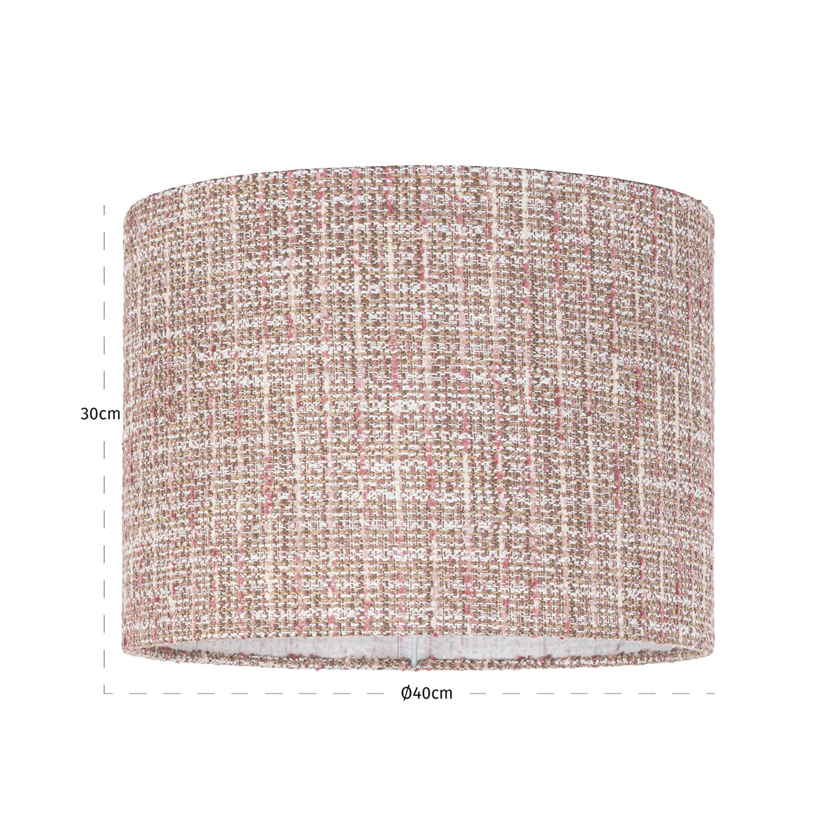 Abajur Live, trendy rose, Ø 40 cm