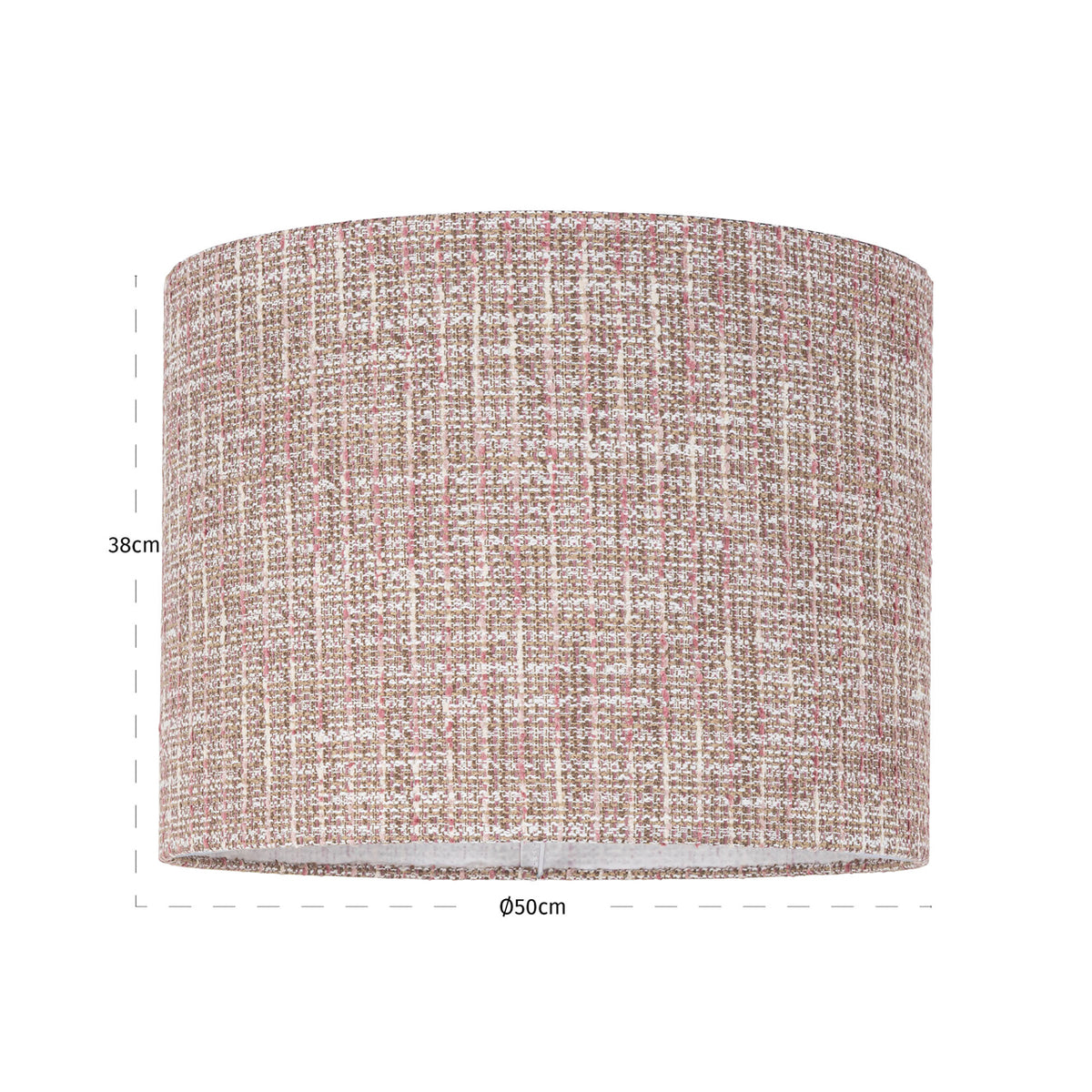 Abajur Live, trendy rose, Ø 50 cm – desen tehnic cu dimensiuni