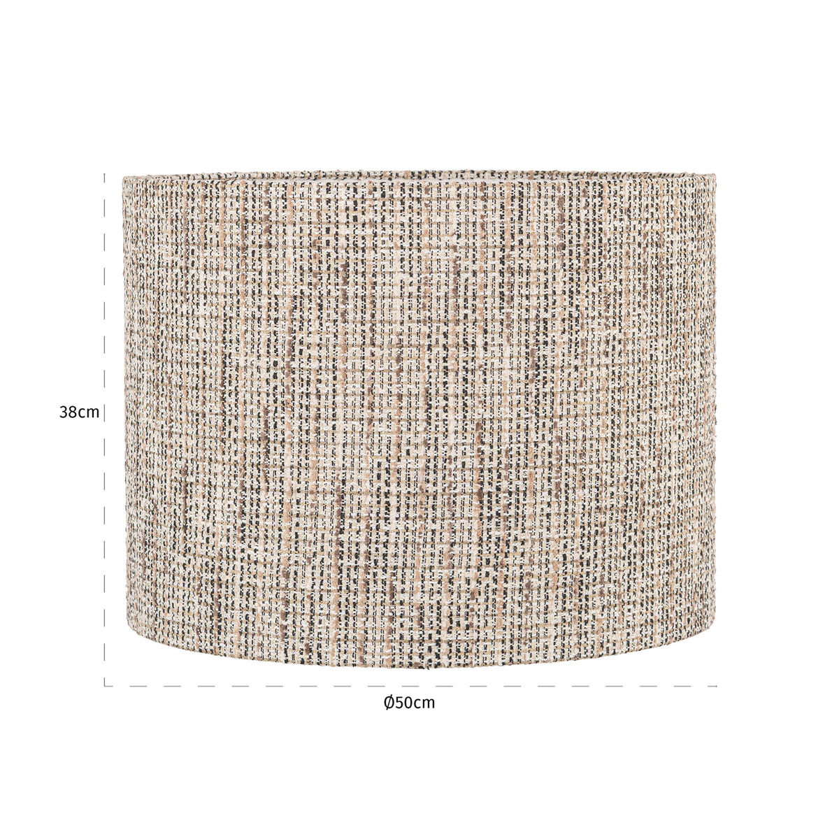 Abajur Philou, trendy nature, Ø 50 cm – desen tehnic cu dimensiuni