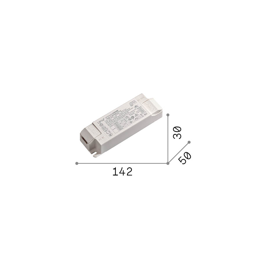 Alimentator Led Panel 1-10V 31W 750mA – desen tehnic cu dimensiuni