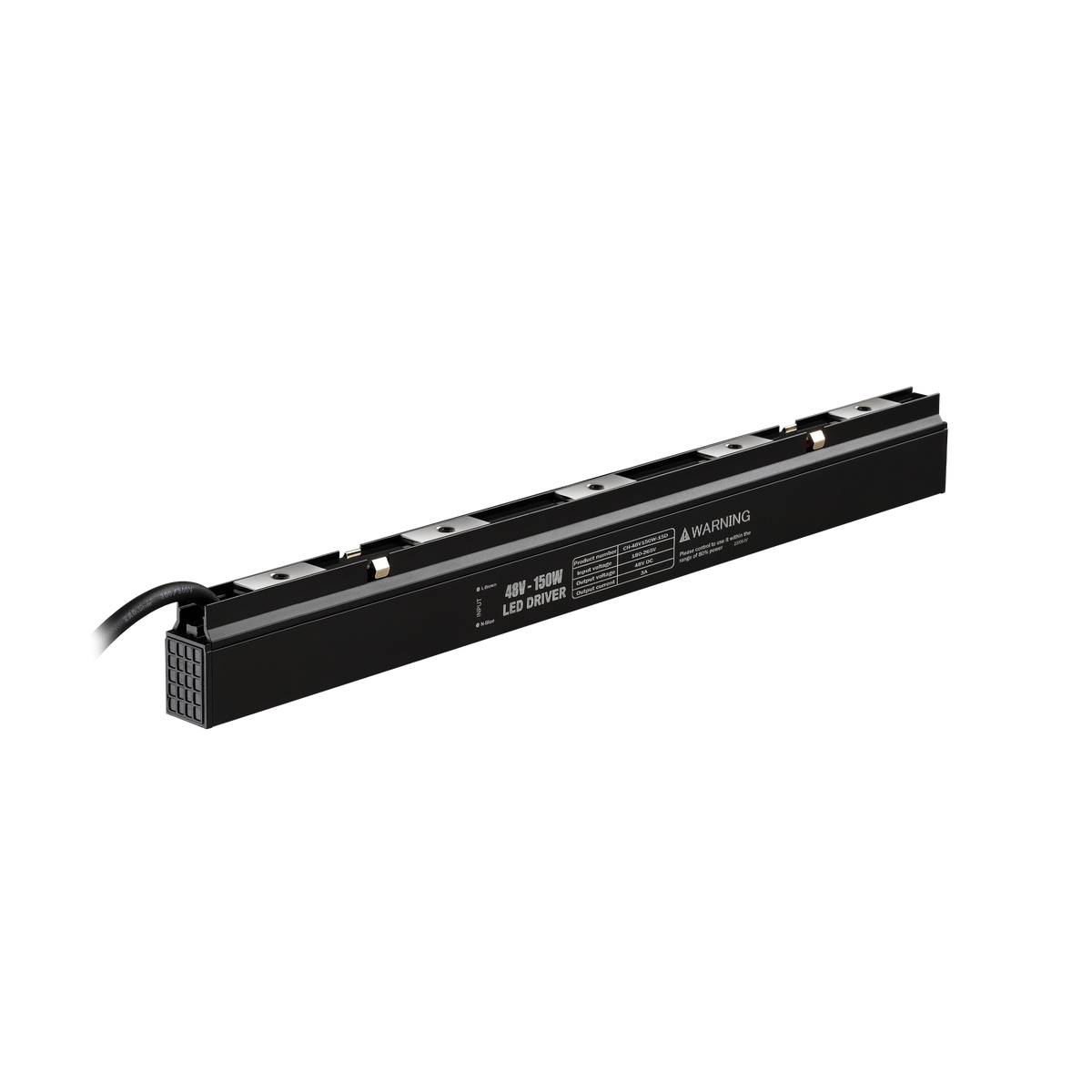 Alimentator Stick pentru șină On-Off 150W 48Vdc, negru