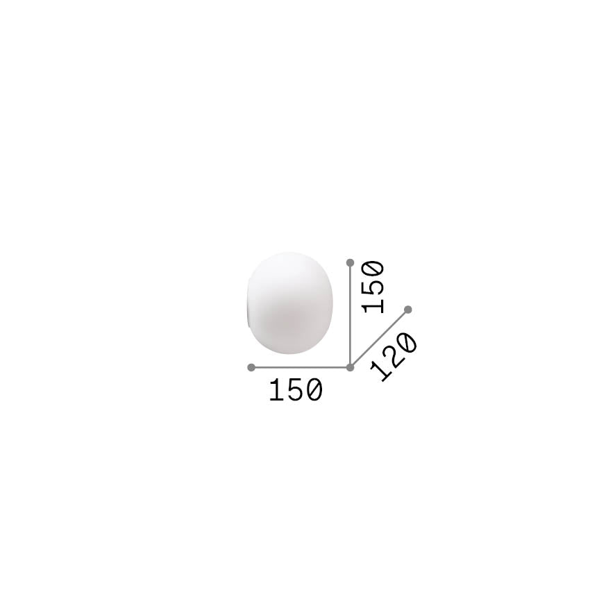 Aplică Cotton AP1 D15 – desen tehnic cu dimensiuni