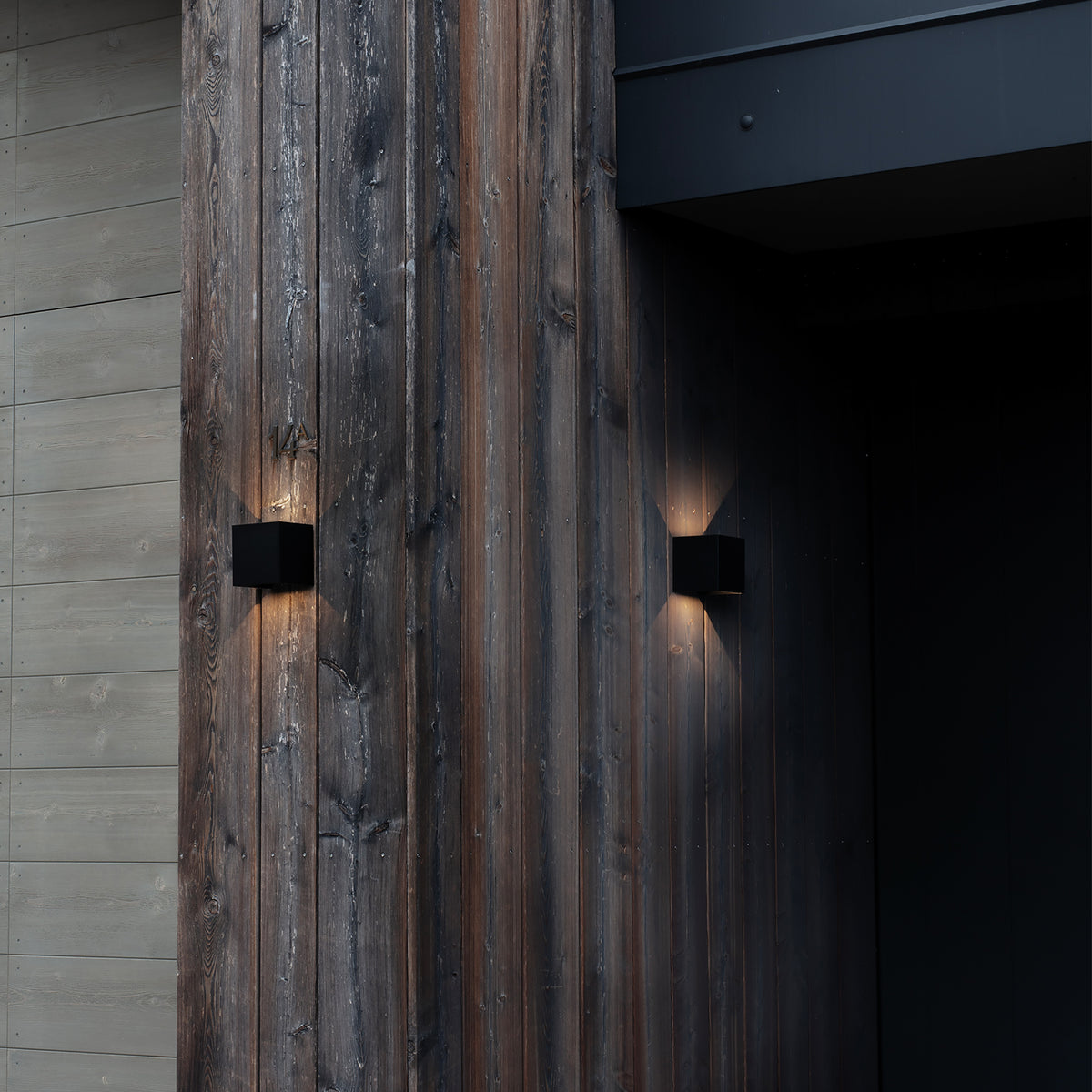 Aplică de exterior Atom AP D10 3000K, negru – ambient