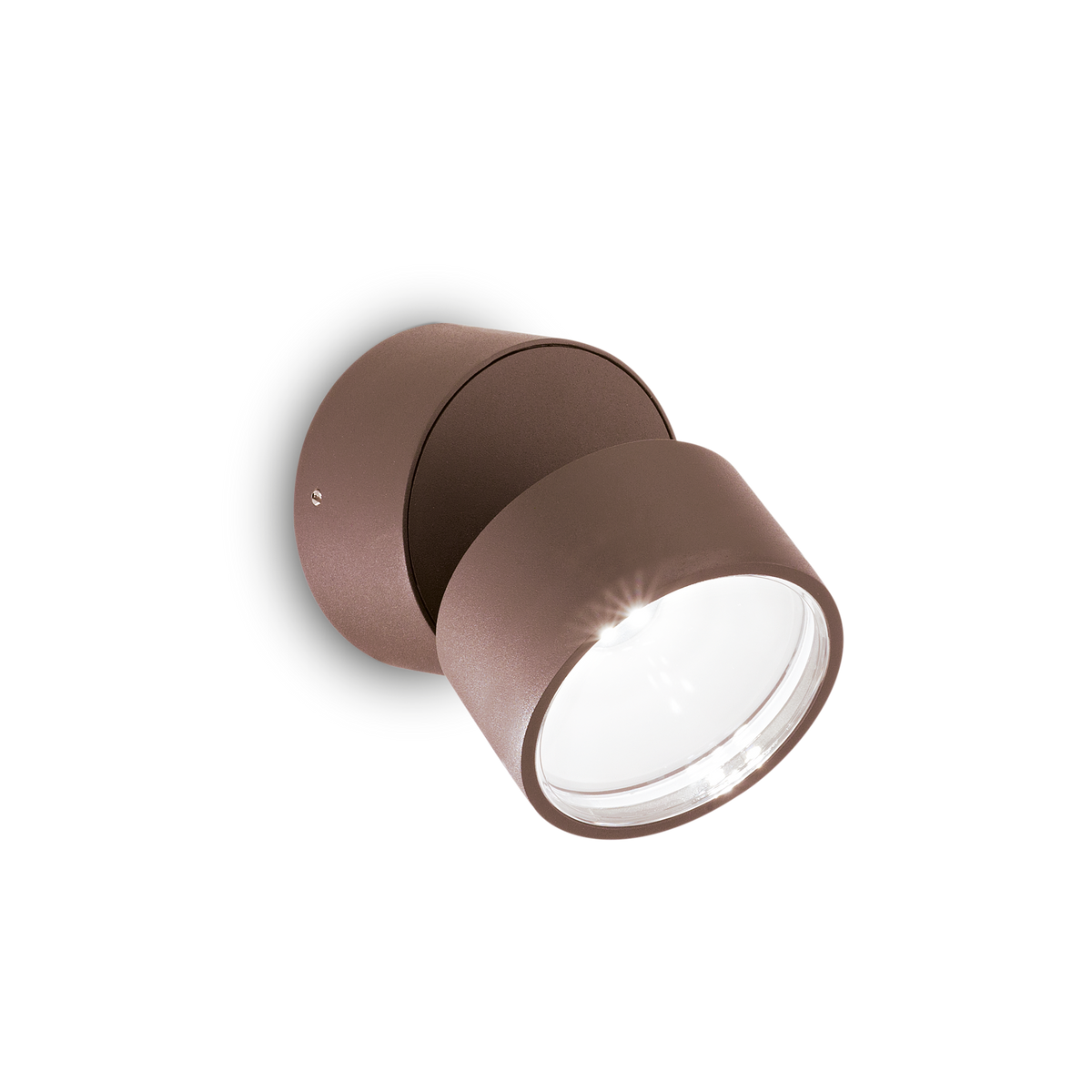 Aplică de exterior Omega AP rotundă 4000K, cafeniu