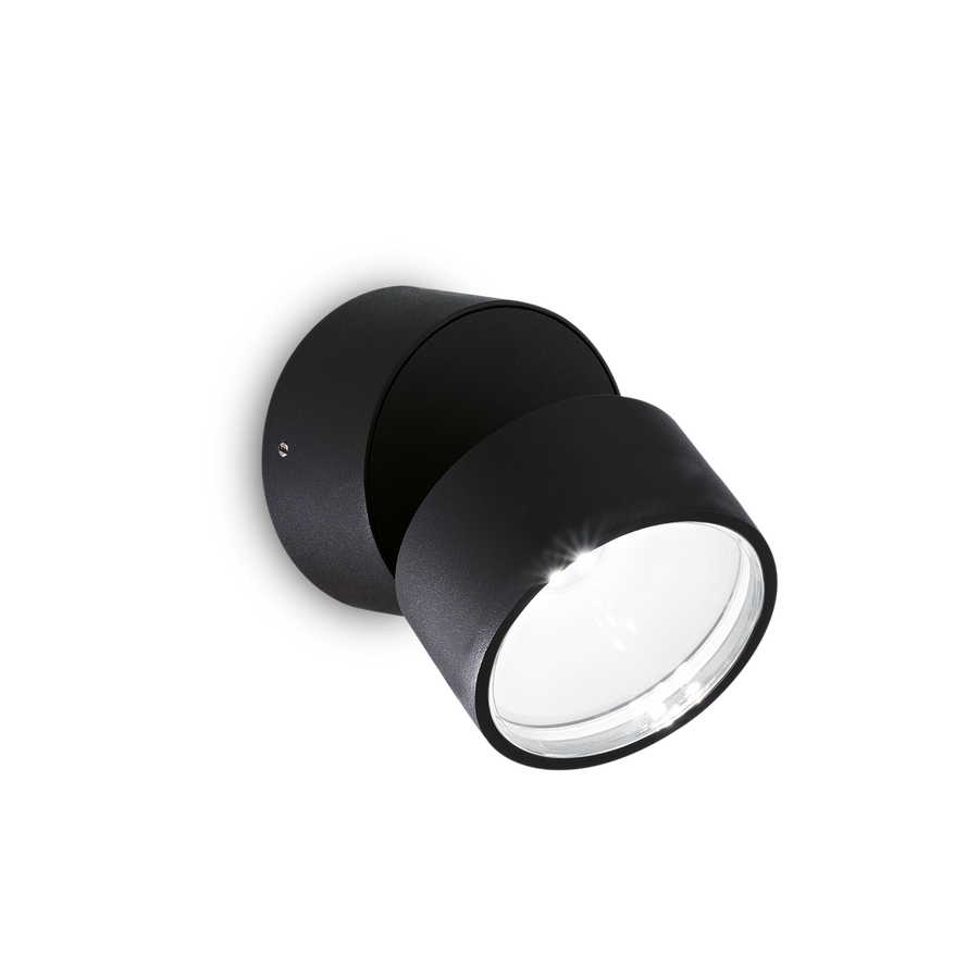 Aplică de exterior Omega AP rotundă 4000K, negru