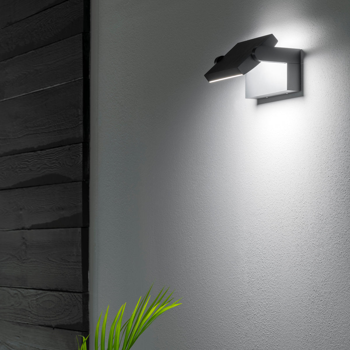 Aplică de exterior Swipe AP, antracit – ambient