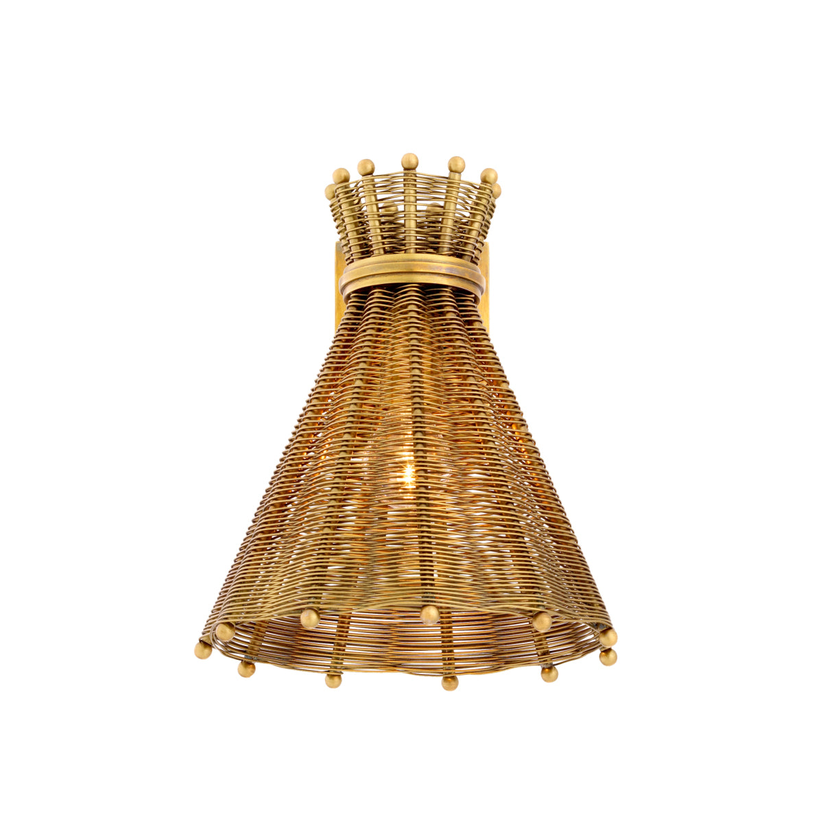 Aplică Kon Tiki, finisaj alamă vintage