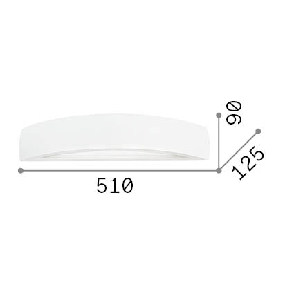 Aplică Soda AP2 – desen tehnic cu dimensiuni