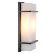 Aplică Spike S, finisaj bronz cu reflexe, alabastru
