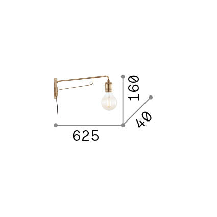 Aplică Triumph AP1 – desen tehnic cu dimensiuni
