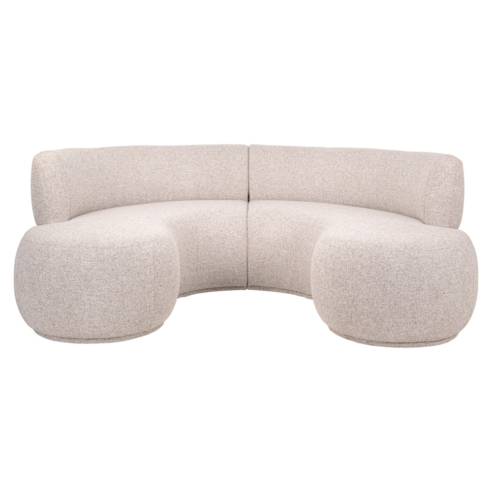 Bancă dining Sorrobon, maro cayenne, rotundă (set de 2)