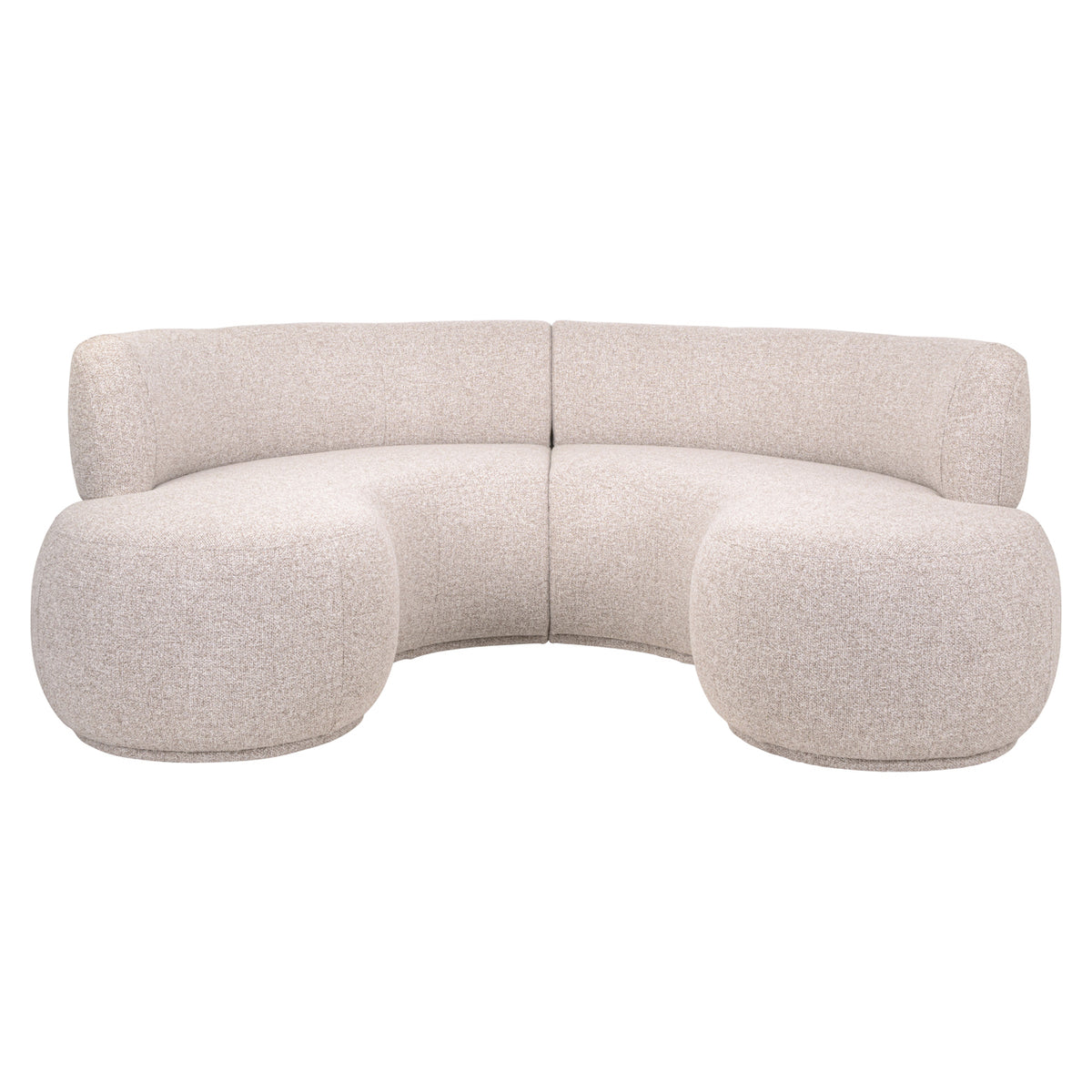 Bancă dining Sorrobon, maro cayenne, rotundă (set de 2)