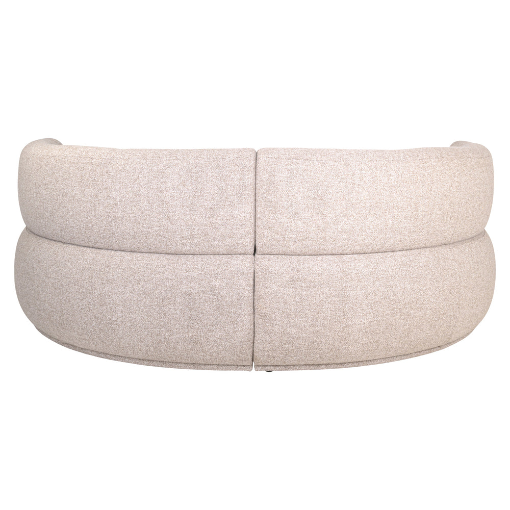 Bancă dining Sorrobon, maro cayenne, rotundă (set de 2)