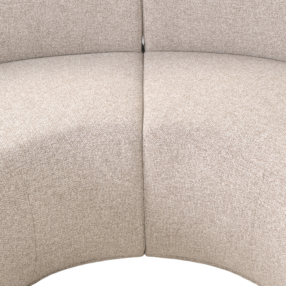 Bancă dining Sorrobon, maro cayenne, rotundă (set de 2)