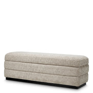 Băncuță Valmont, finisaj abanos, creststone bej