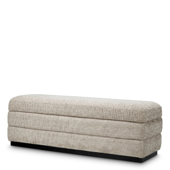 Băncuță Valmont, finisaj abanos, creststone bej