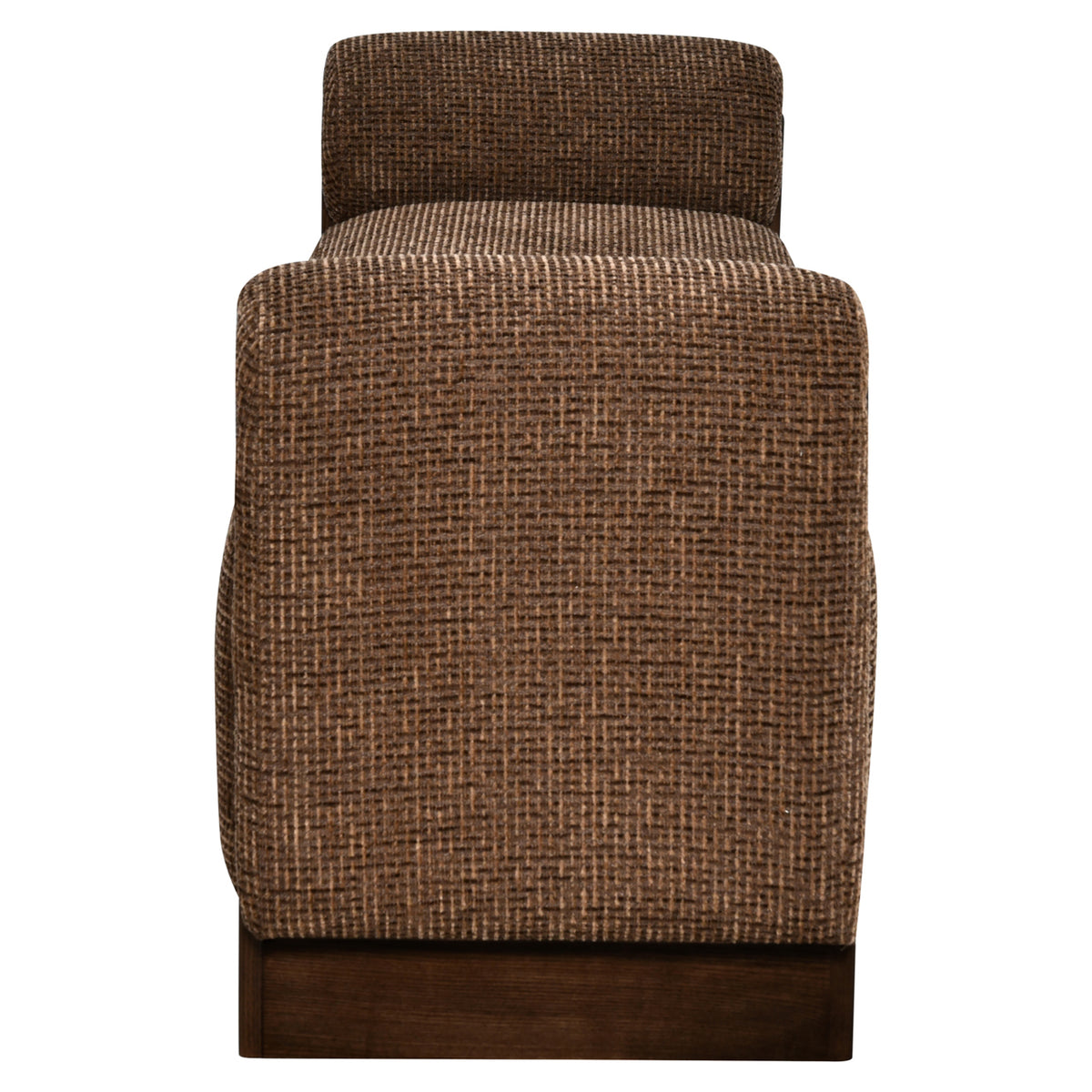 Băncuță Winslov, blockweave maro, ignifug