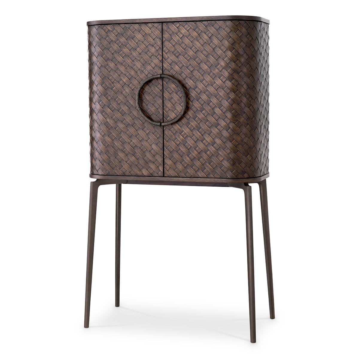 Bar Nilsson, furnir de stejar, finisaj bronz