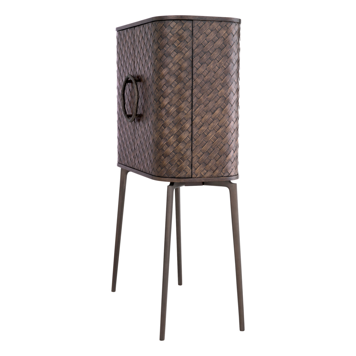 Bar Nilsson, furnir de stejar, finisaj bronz